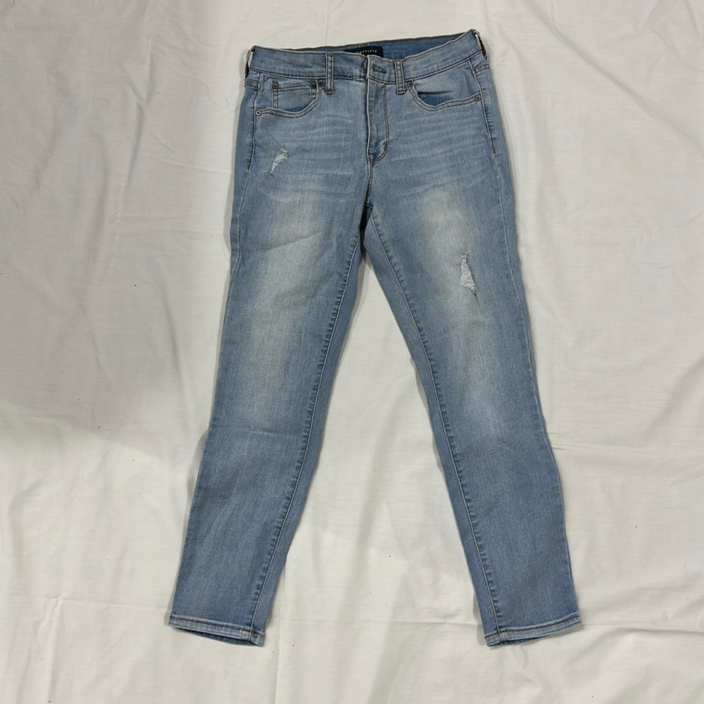 Aeropostale women jeans high waisted jeggings, 6 short